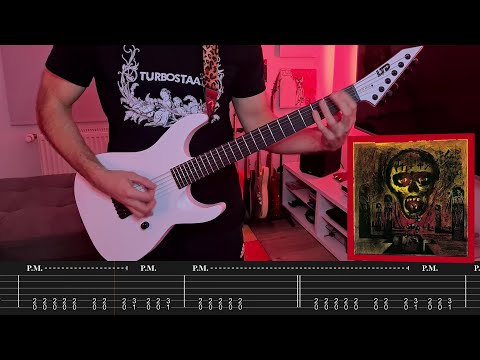 Slayer -  Skeletons of Society (Guitar Cover + Screentabs)
