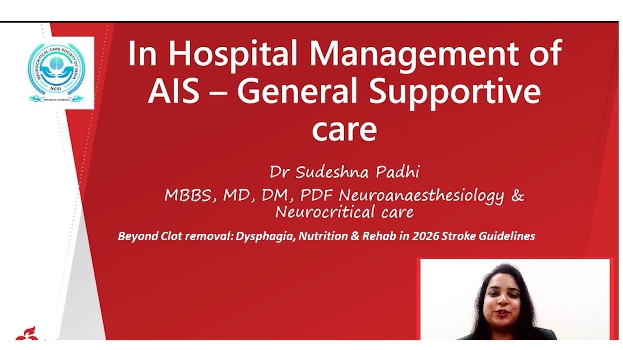 Episode 5 : Beyond Clot Removal : Dysphagia, Nutrition & Rehab in 2026 Stroke Guidelines