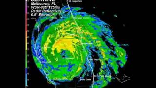 2004 Jeanne - Melbourne, FL WSR-88D Radar Animation