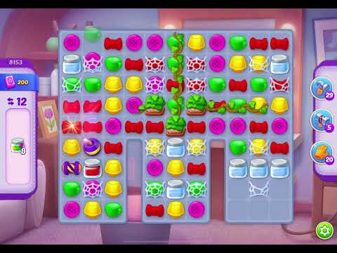 HomeScapes Level 8153 no boosters (19 moves)