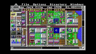 Sim City (4 x speed) / Atari ST