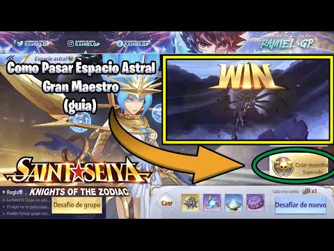 Como Pasar Espacio Astral Gran Maestro Guia Saint Seiya Awakening: Knights of the Zodiac