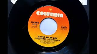 Jack Daniel&#39;s If You Please , David Allan Coe , 1979
