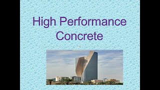 high performance concrete (hpc) | hpc properties | concrete technology | aspirants welfare