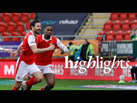 Rotherham United v Plymouth Argyle Highlights
