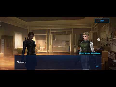 Conversation between Yelena belova & Black widow #Future Fight game play 2