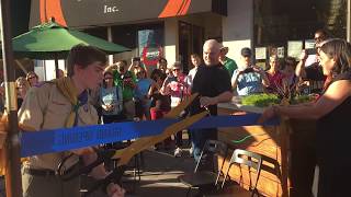 Eagle Project: Ribbon Cutting for Solano Ave Parklet