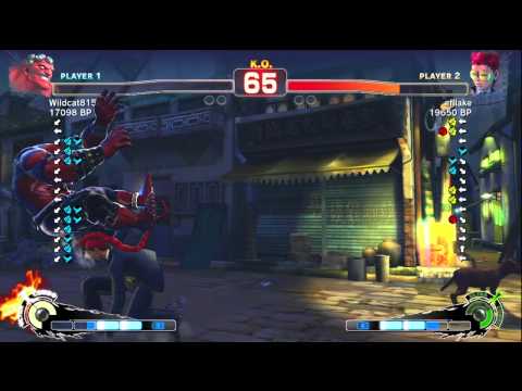 Uryo [Viper] vs Wildcat815 [Hakan] SSF4 Japanese Online Ranked Matches - TRUE-HD