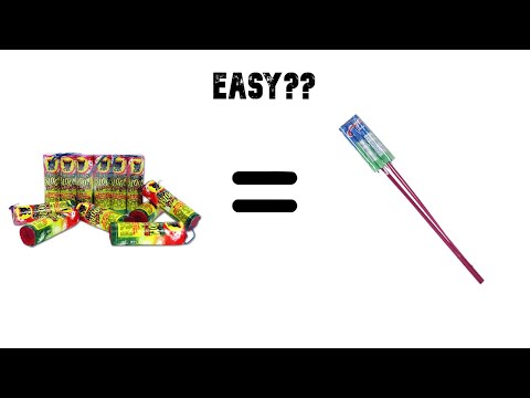 How to make a rocket with report from a ground bloom flower