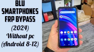 Blu frp bypass 2022  || blu smartphones google account unlock (without pc)