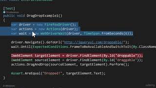 Starting to write the 2nd drag and drop example