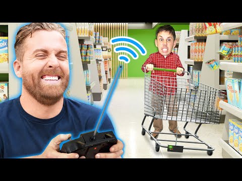 Giving People Remote Control Shopping Cart & Making Them Crash!