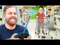 Giving People Remote Control Shopping Cart & Making Them Crash!
