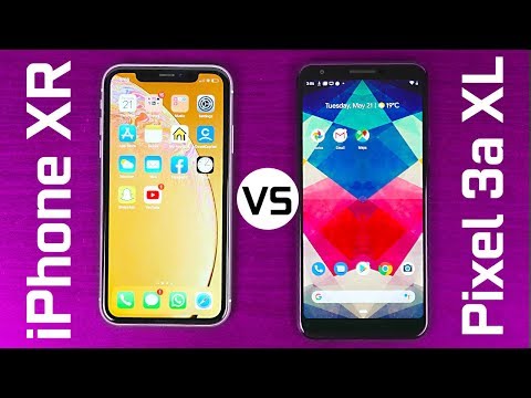 Google Pixel 3a XL vs iPhone XR