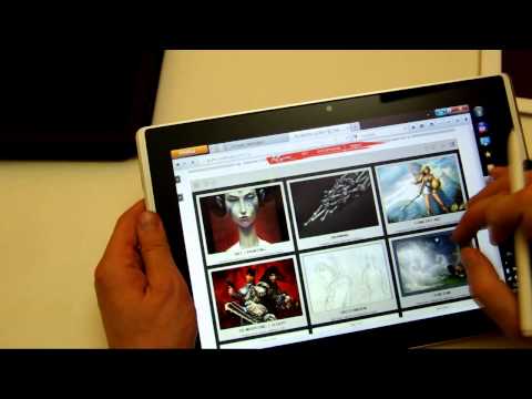 фото сенсорный ноутбук asus ep121 для художников 0