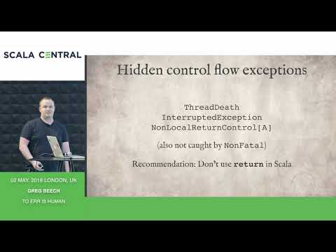 [Scala Central] Greg Beech - Principal Engineer - Deliveroo - To err is human