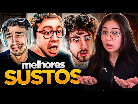 OS MAIORES SUSTOS EM LIVE #20 - Streamers jogando Jogos de Terror l lives da Mah