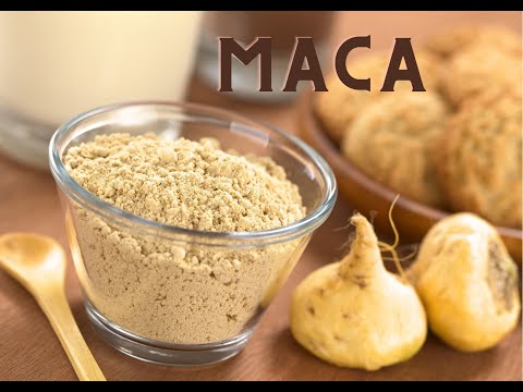Gelatinierte Maca-Pulver Bio, Superfood.