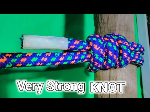 Game Changer Knot // Very Strong Knot #ropeknot #how @UniqueKnots7