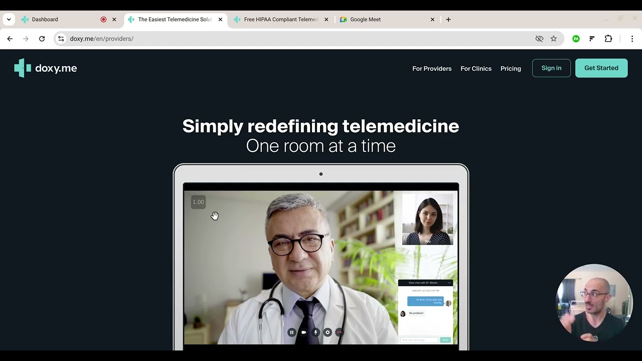 Doxy.me Telemedicine Review for Physicians @doxyme