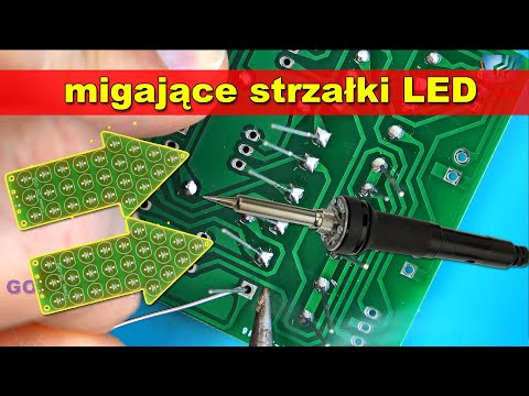 LED Arrows Dual Color Flashing Light - Soldering Kit/DIY