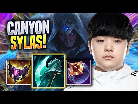 CANYON IS SO CRAZY WITH SYLAS! - DK Canyon Plays Sylas JUNGLE vs Gragas! | Season 2023