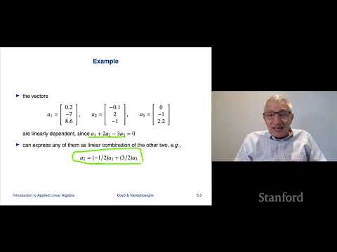 Stanford ENGR108 Introduction to Applied Linear Algebra | 2020 | Lecture 1 Introduction