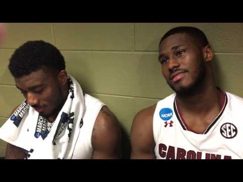 Duane Notice and Justin McKie after NCAA Tournament win
