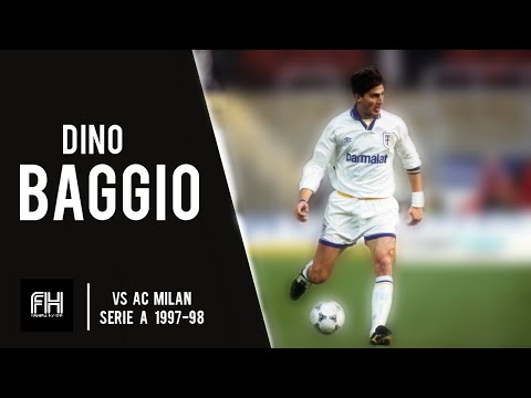 Dino Baggio ● Goal and Skills ● Parma 3-1 AC Milan ● Serie A 1997-98