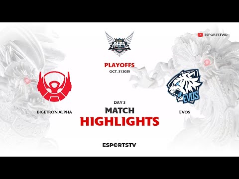Bigetron by Vitality vs EVOS HIGHLIGHTS MPL ID S16 PLAYOFFS | EVOS VS BTR ESPORTSTV