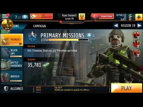 Kill Shot Bravo Region 19=38 Primary Mission Complete