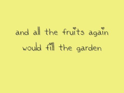 Mirah - The Garden (with lyrics and a cute font!)