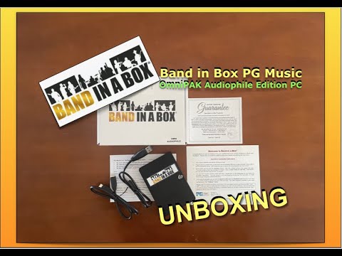 Unboxing Band in Box PG Music OmniPAK Audiophile Edition PC 2023