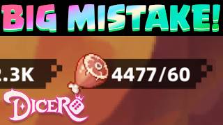 Dicero! This Beginner MISTAKE Will Hurt YOU in The LONG Run...