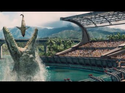 Mosasaurus Feeding Show Scene -Jurassic World HD