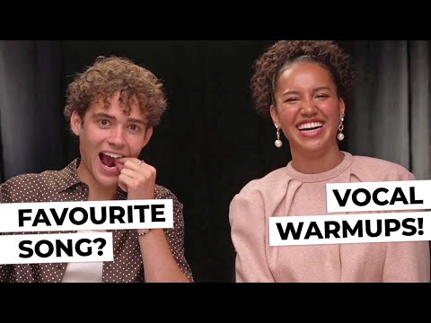 Joshua Bassett’s favourite vocal warm-up has Sofia Wylie cracking up | CBC Kids News