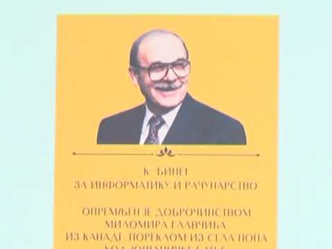 Donacija Milomira Glavcica Gimnaziji Raska
