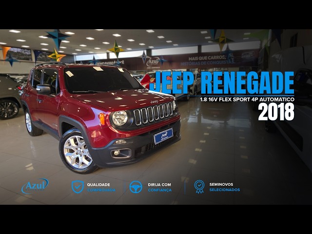 Vídeo JEEP RENEGADE 1.8 16V FLEX SPORT 4P AUTOMATICO
