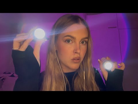 ASMR SUOMI valotriggereitä & inaudiblea 🔦✨ | light triggers and inaudible | relaxing instructions