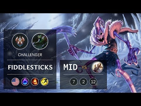 Fiddlesticks Mid vs Kayle - NA Challenger Patch 9.5