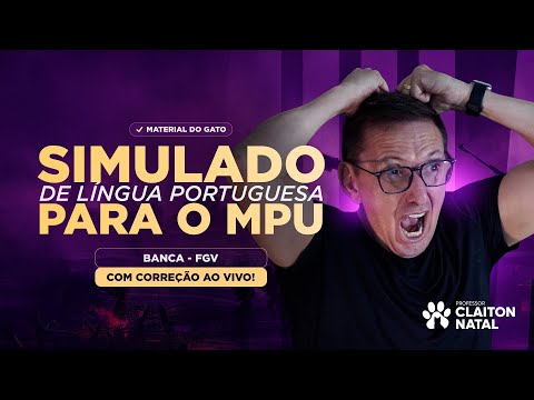 SIMULADO MPU (CORREÇÃO) | Prof. Claiton Natal