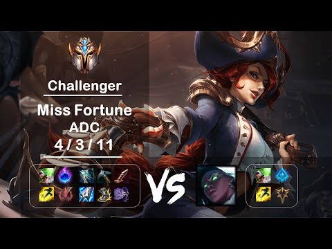 [4K] KR Challenger ADC Miss Fortune vs Senna Ep.1399