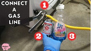 Connect Gas Line to Dryer or Gas Appliances