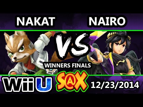 S@X - Nario (Robin, Dark Pit) Vs. LoF | Nakat (Fox) SSB4 Winners Finals - Smash 4 WiiU