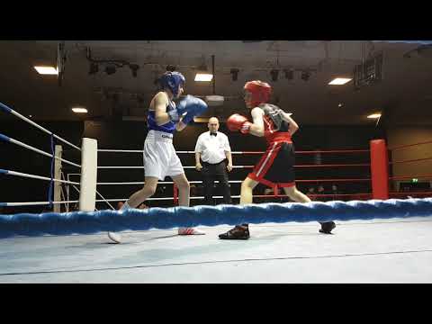 Ryan Gill 41.3kg in Irish national boxing stadium  winning 3-0...