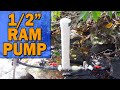 1 2 Ram Pump With Stand Pipe Full Install