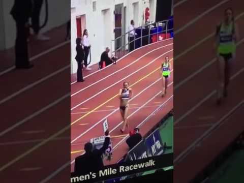 Milrose women Race walk mile