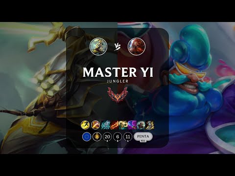 Master Yi Jungle vs Gragas - EUW Grandmaster Patch 13.6