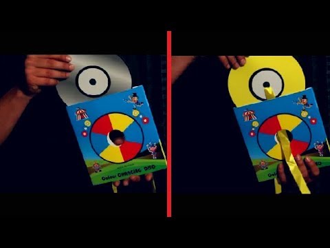 Color Changing Paper CD Trick Tutorial!