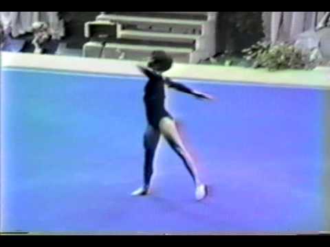 9th T CAN Christina McDonald FX - 1985 World Gymnastics Championships 9.325